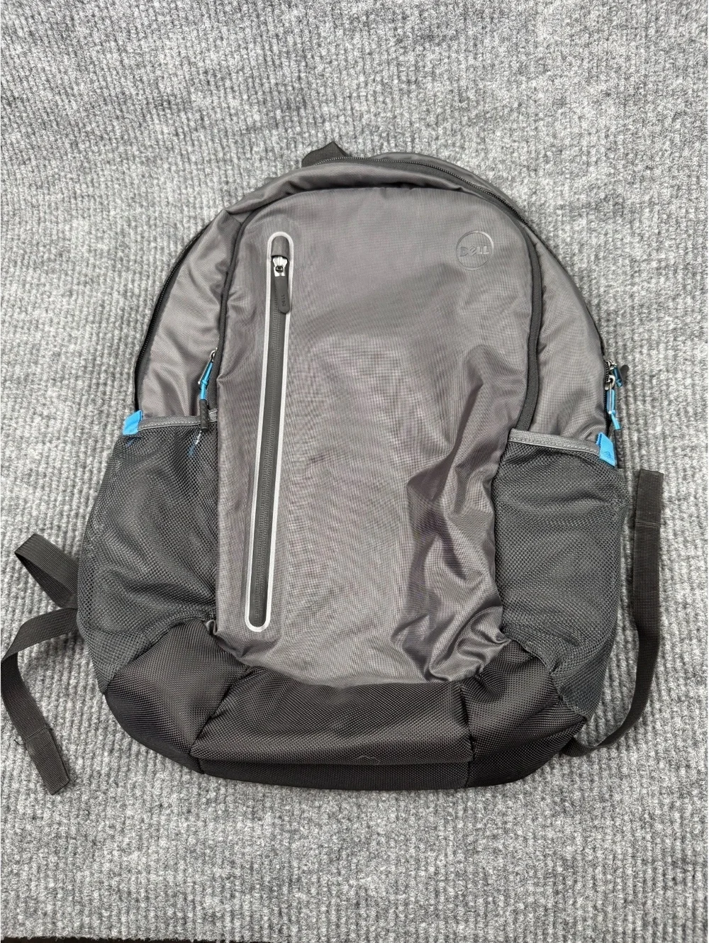 Dell Laptop Backpack Gray Black Business Travel Computer Bag